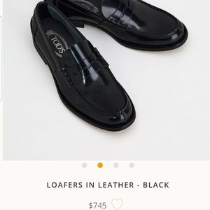 TOD'S Leather Penny Loafer